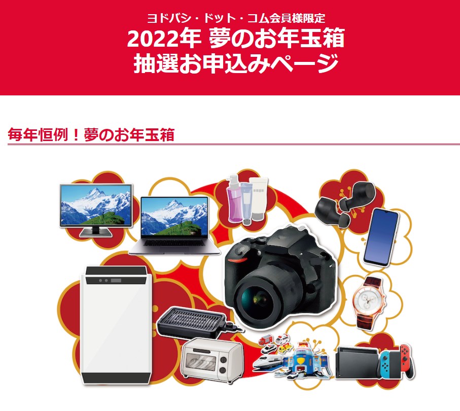ヨドバシカメラ 2023年 夢のお年玉箱 カメラ付きスタビライザーの夢